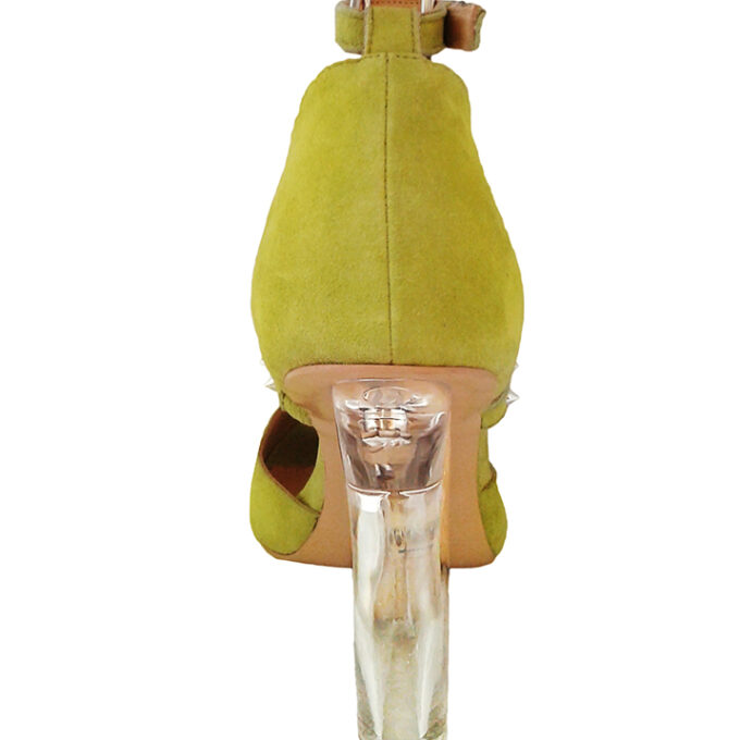 SUEDE TURUNKU SPIKE PLEXI PUMP