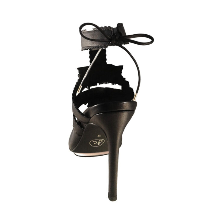 FAN TASSEL DZUGUDINI SLING -BACK TIE PUMP