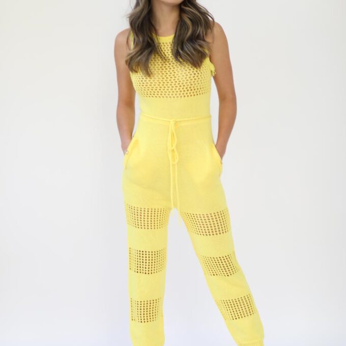 Crochet Jumper Sunrise Yellow
