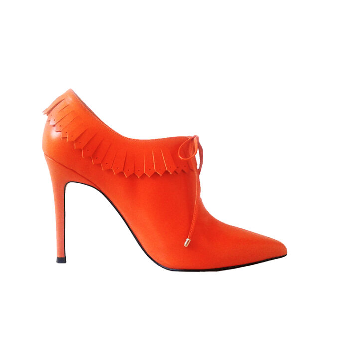 FRONT TIE INDLOVU FRINGE BOOTIE