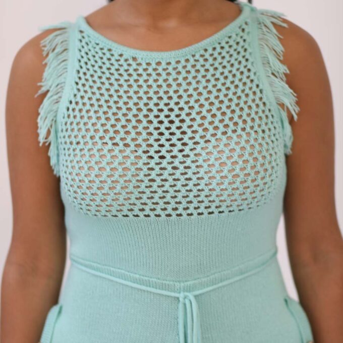 Crochet Jumper Sky Blue